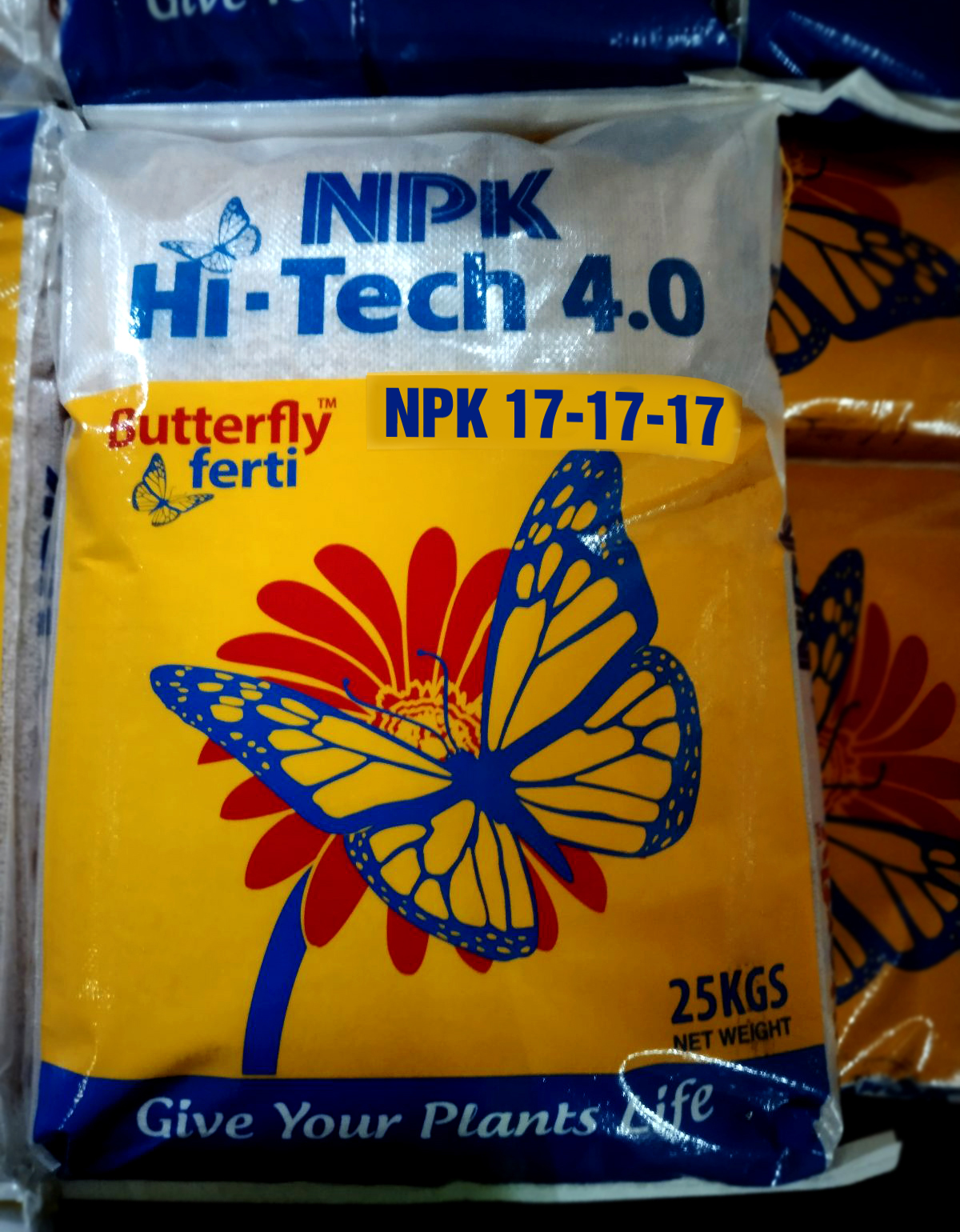 Phân bón công nghệ tháp cao NPK 17-17-17+Bo+TE I Hi-Tech 4.0 (1kg)