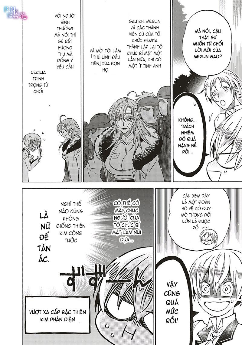 kẻ phản diện, cecilia silvie, không muốn chết, thế nên cô đã cải nam trang chapter 13.2 14