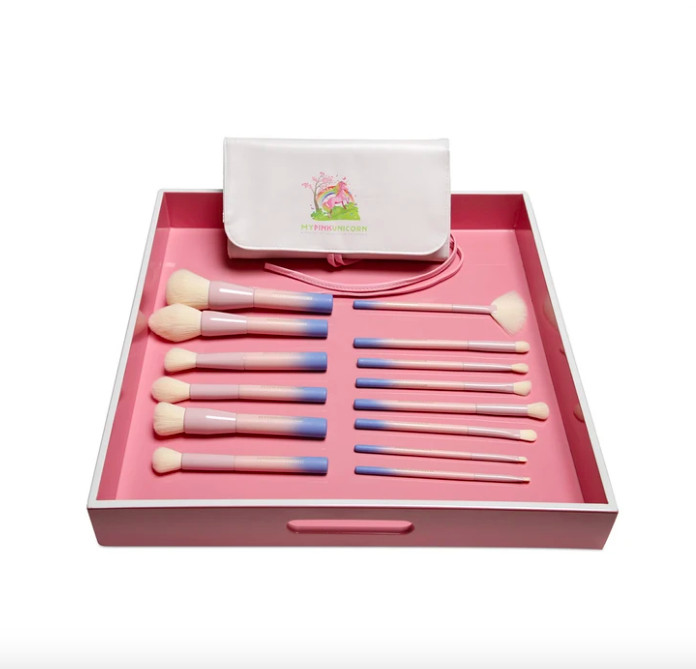 Bộ cọ trang điểm cao cấp Super Deluxe Unicorn 14 cây tiện dụng - Thương hiệu Mỹ