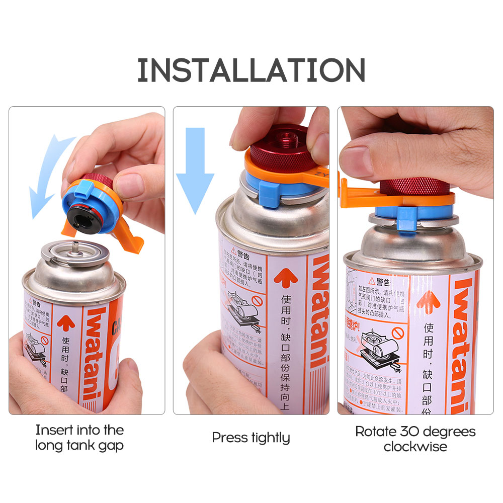 Nắp Đậy Bình Gas Hổ Trợ Tắt Điều Hợp Xy Lanh Cắm Trại Ngoài Trời