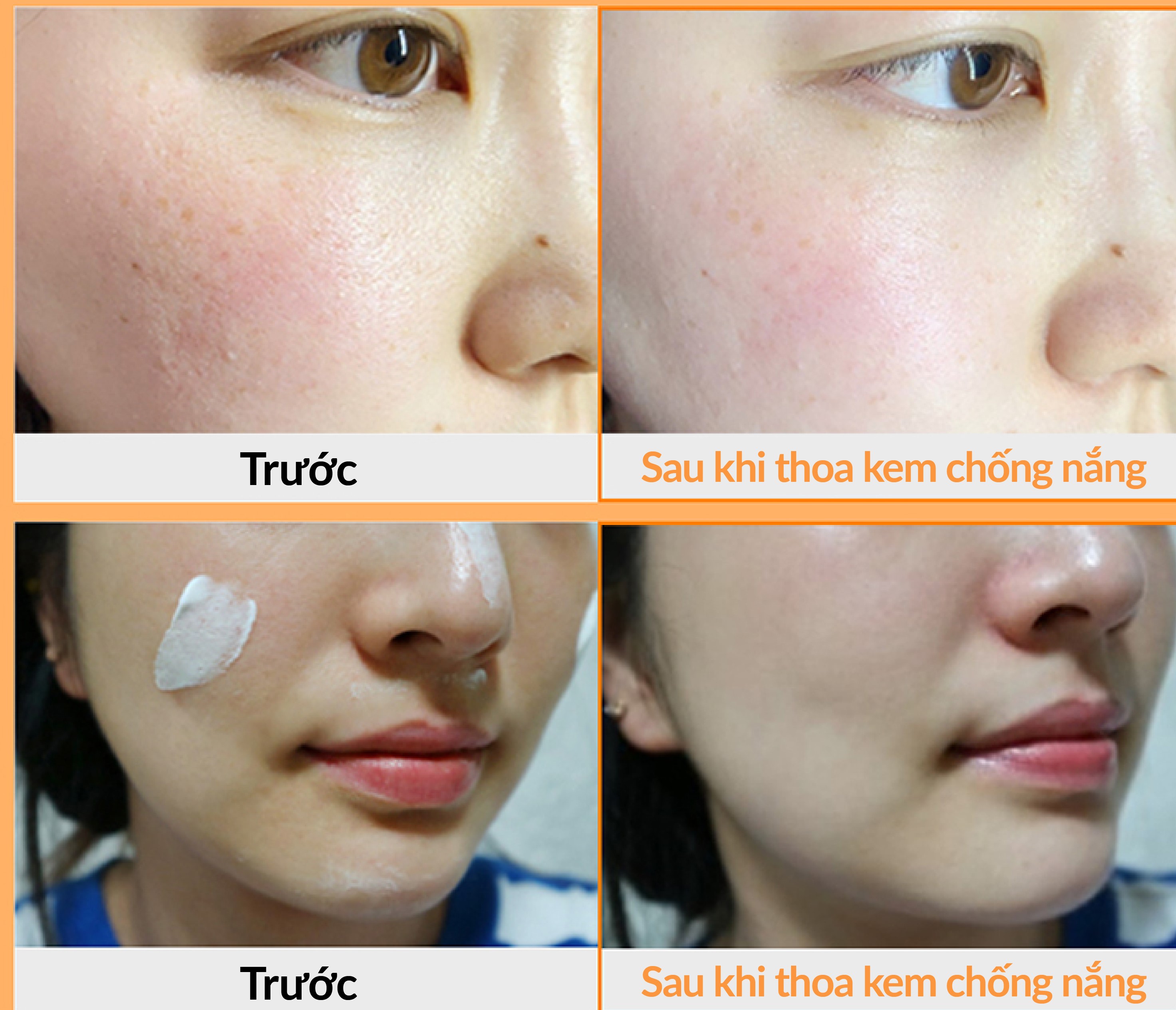 Kem chống nắng 3 tác động TRIPLE CARE SUN CREAM SPF50+/ PA++++ mỏng nhẹ, không gây bết dính, không để lại vệt trắng