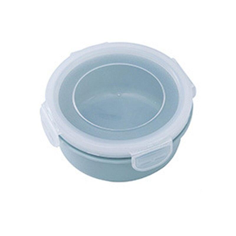 250/400/ml Plastic Bento Box Outdoor Picnic Snack Meal Storage Container Food Prep Lunch Box for Kids School Dinnerware Se