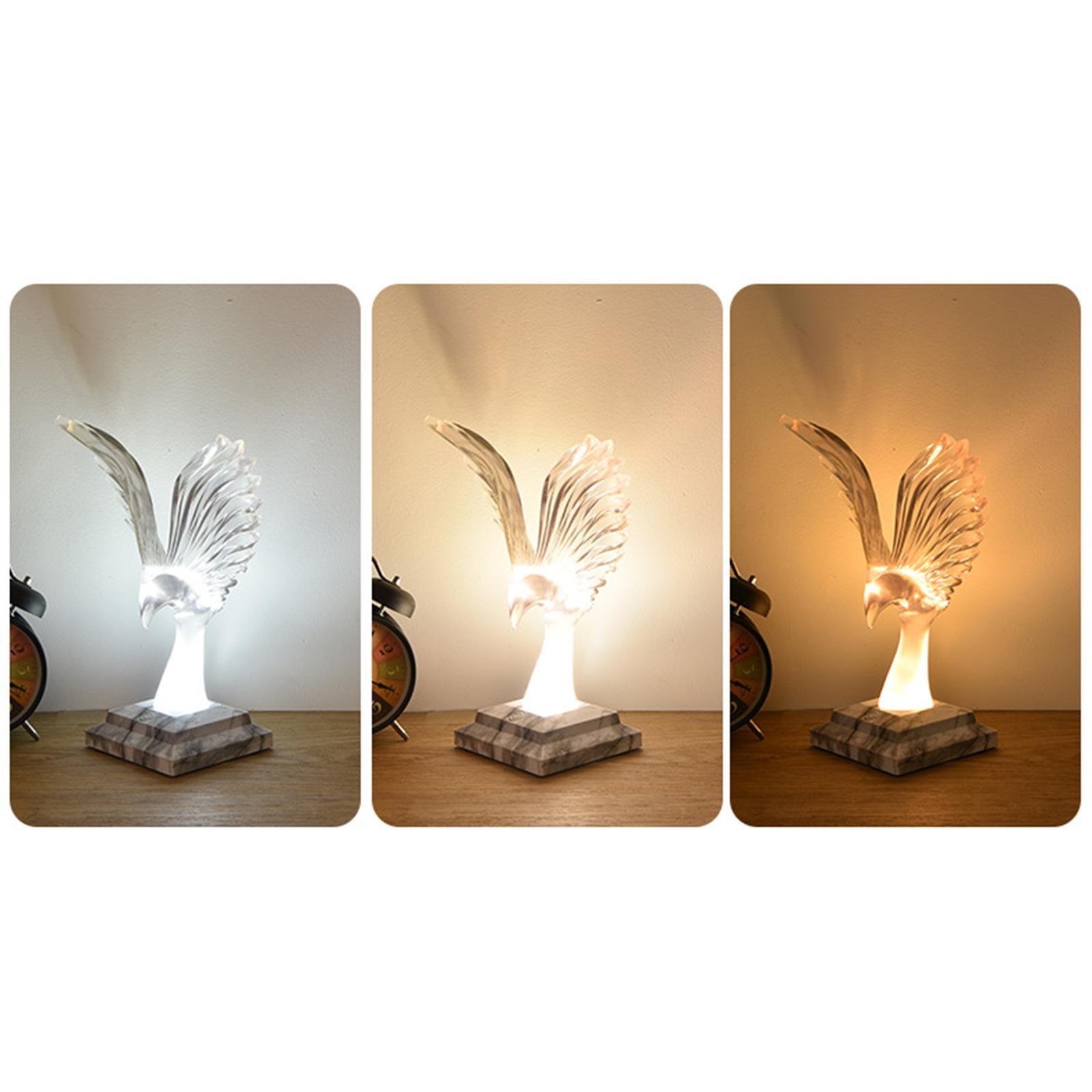 Table Lamp RGB USB Charging Mood Lights Dimmable Desk Marble color