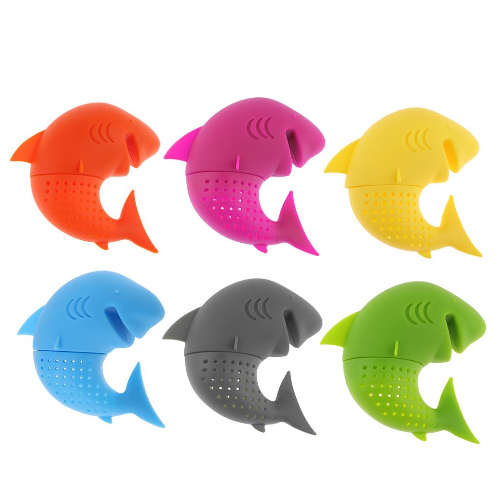 Tea Ball Silicone Tea Shark Shape Tea Diffuser