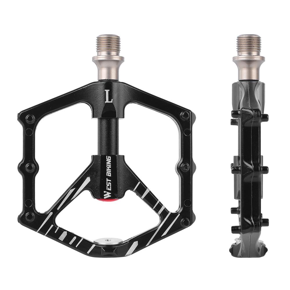 Bàn đạp xe đạp WEST BIKING bằng hợp kim nhômcao cấp với vòng bi từ tính