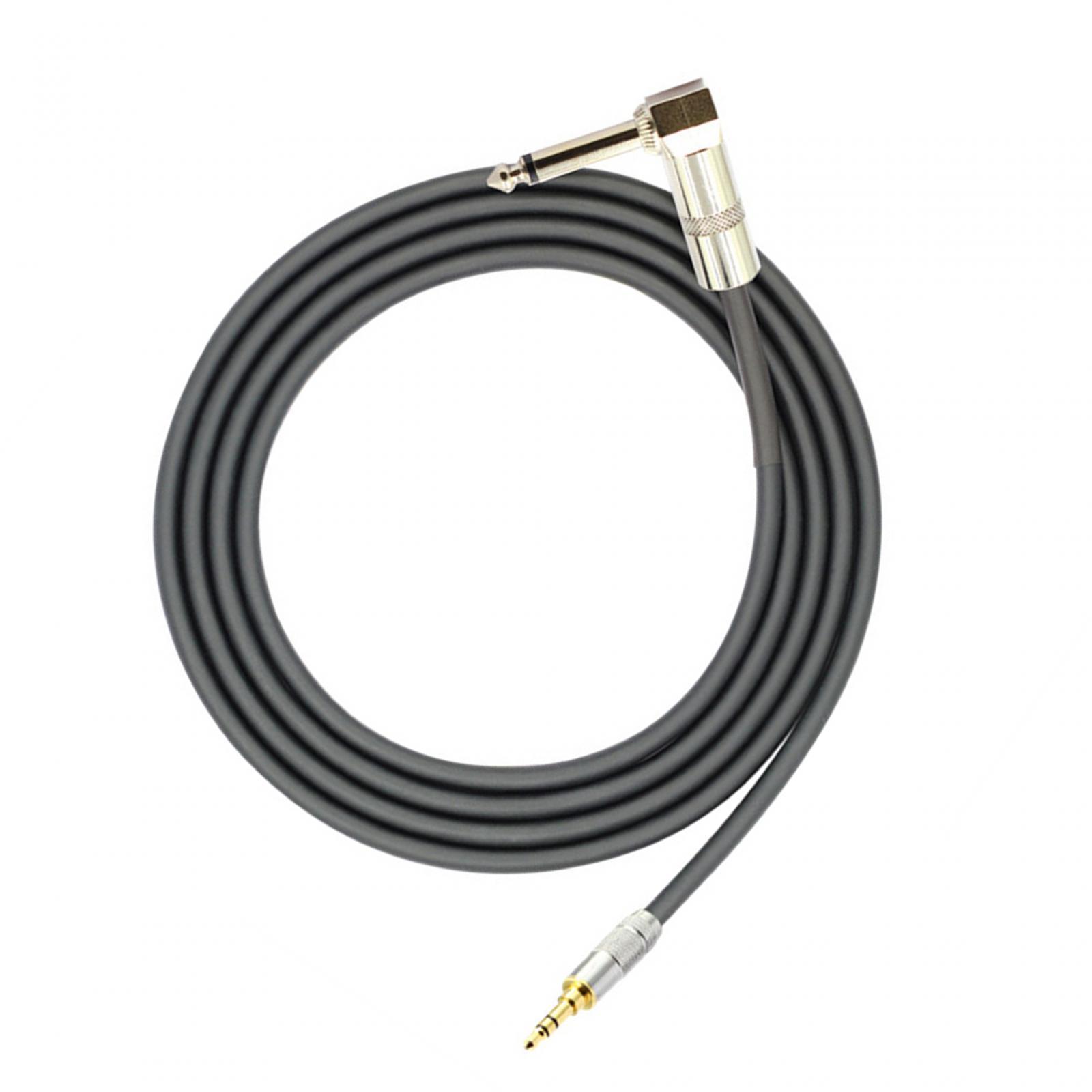 3.5 mm to 6.35 mm Audio Cable Stereo Audio Cable 3ft Repair Part Accessory 3.5 mm to 6.35 Audio Cord Adapter for Audio Computer Amp