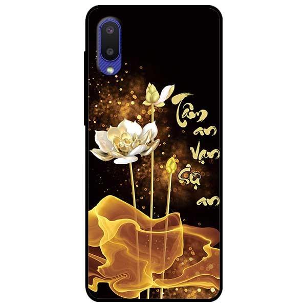 Ốp lưng dành cho Samsung Galaxy A02 - A02s - mẫu Sen Vàng Tâm An