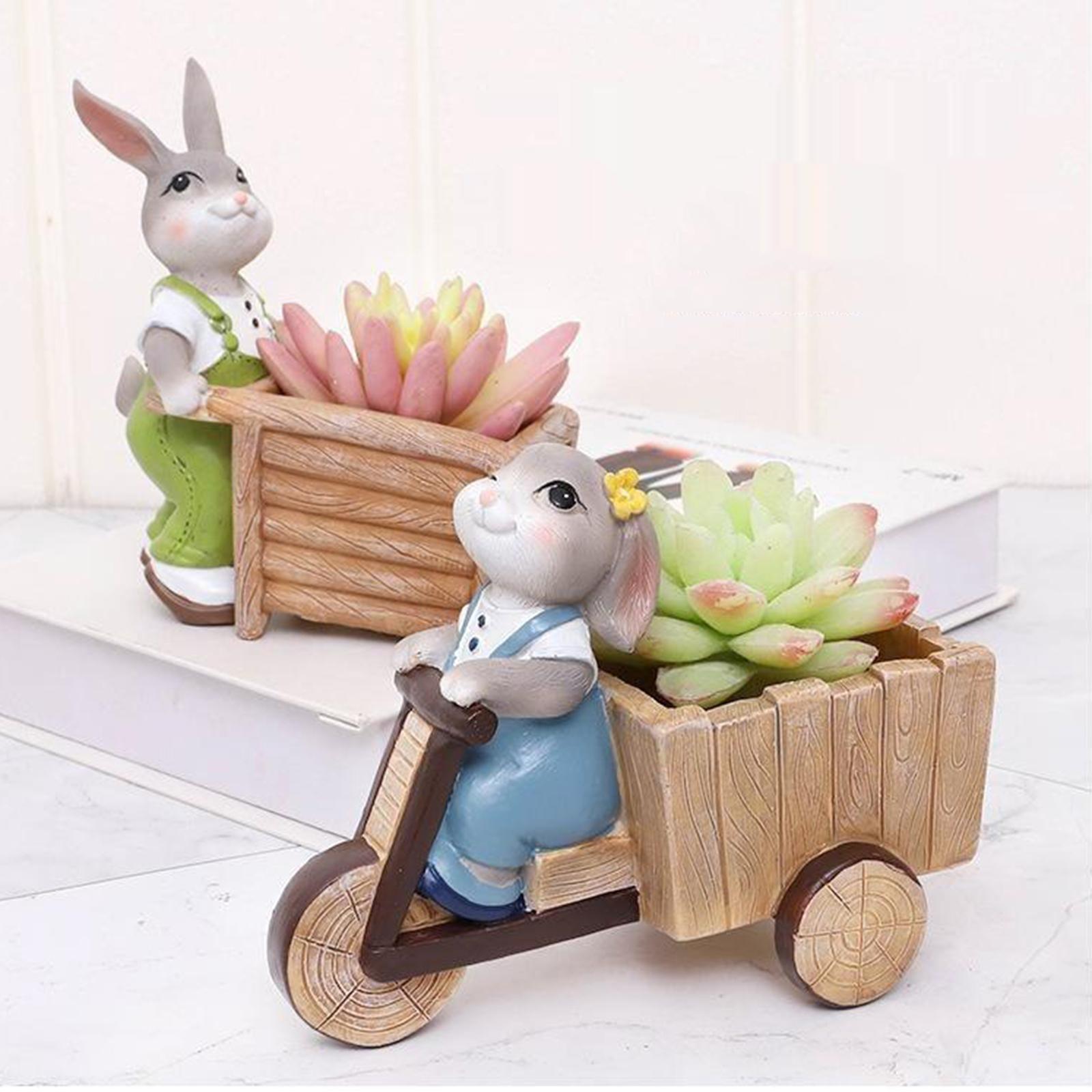 Succulent Plants Planter Flowerpot Resin Flower Pot Desktop Holder