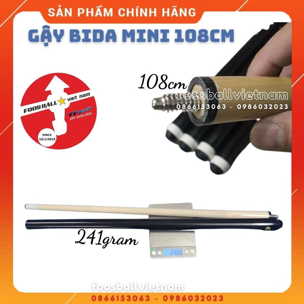 Phụ kiện cơ gậy bi a bida mini trẻ em giá rẻ loại 1 khúc dài 90cm, loại 2 khúc dài 1m08