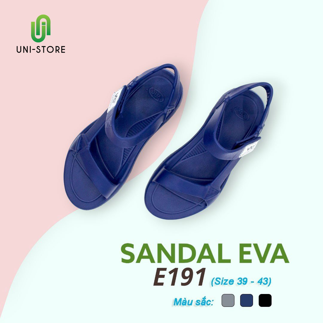 Giày Sandal Nam - Chất Liệu Nhựa EVA Mềm, Nhẹ, Êm Chân, Thoải Mái, Chống Trơn Trượt