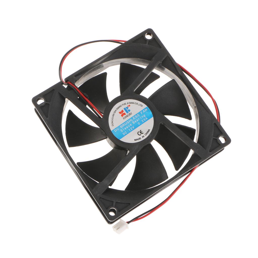 10x 92mm Case Fan 12V DC PC CPU Computer Cooling Fan 2Wire 2Pin