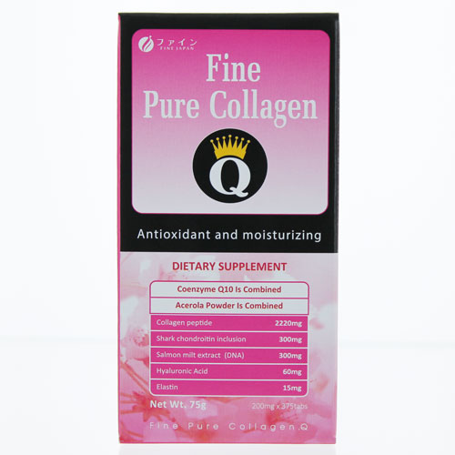 Viên uống chống lão hoá và trắng da Fine Pure Collagen Q Ext Nhật Bản