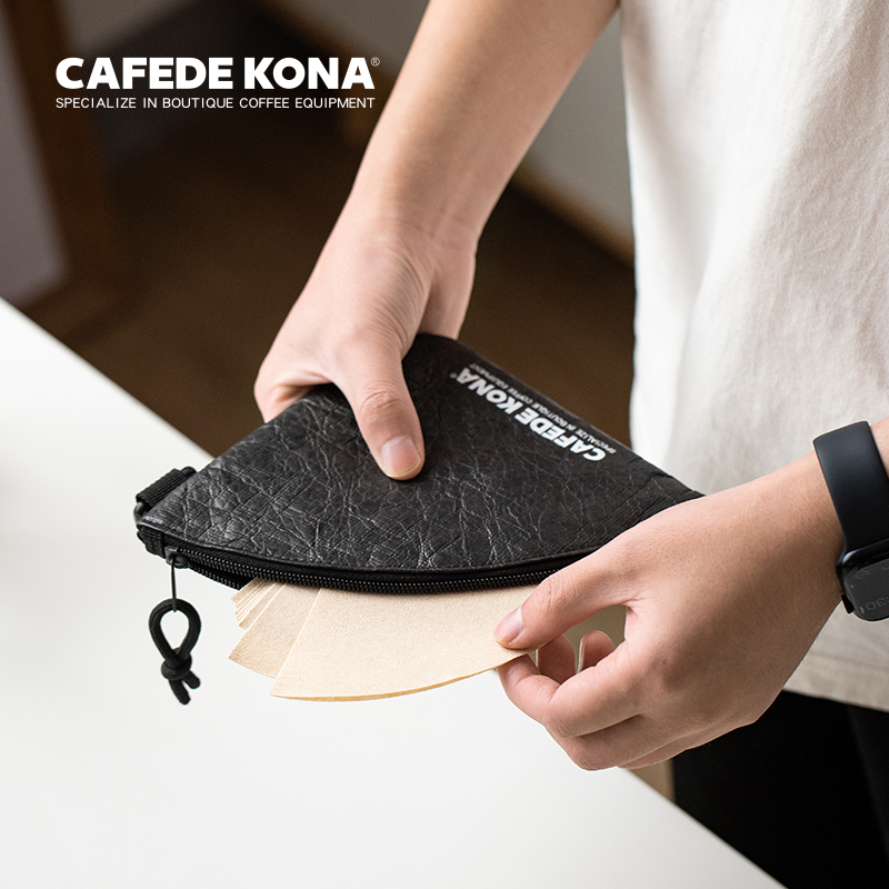 Túi da đựng giấy lọc cà phê CAFE DE KONA