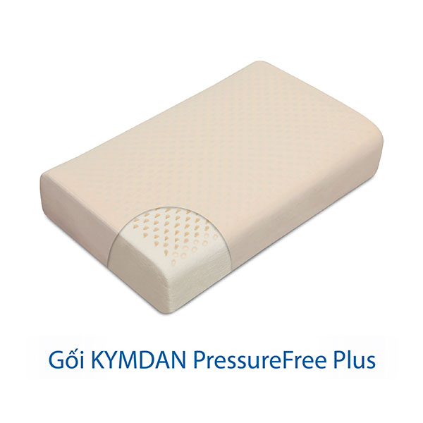 GGối cao su thiên nhiên KYMDAN Pillow PressureFree Plus 60 x 38 x 12 cm