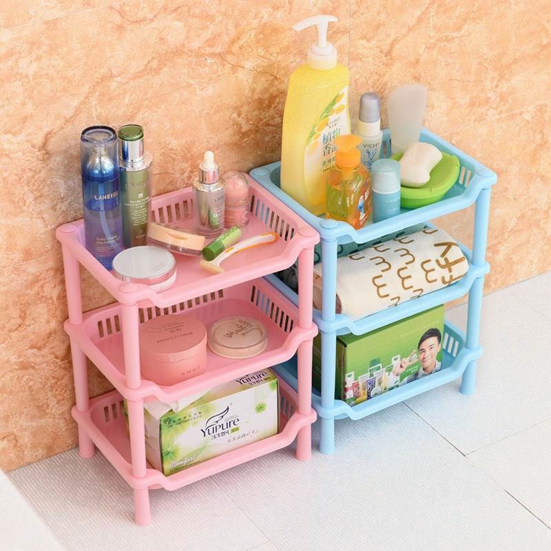 Kệ Nhựa Mini 3 Tầng Đa Năng
