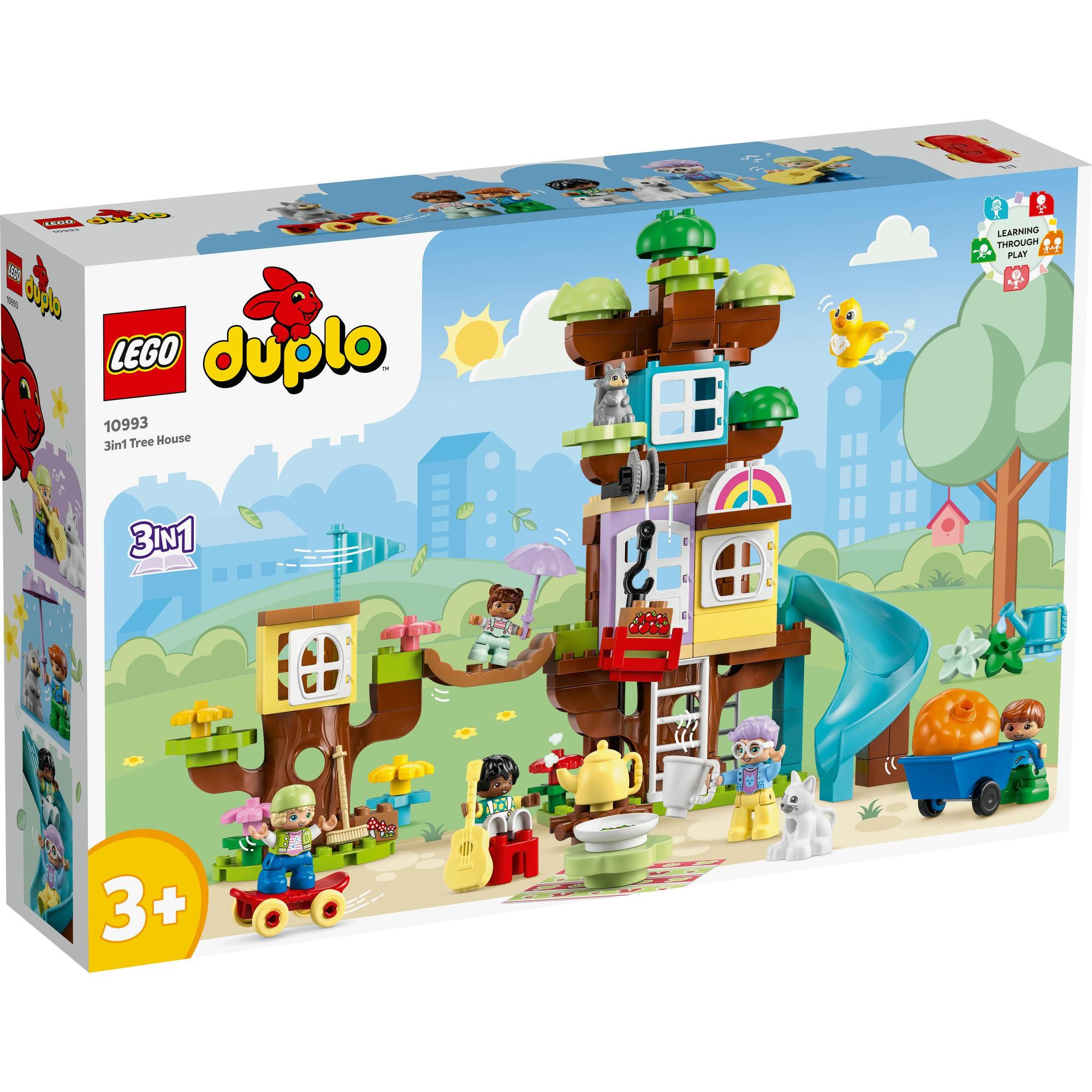 LEGO DUPLO 10993 Đồ Chơi Lắp Ráp Ngôi Nhà Trên Cây 3 Trong 1 (126 chi tiết)