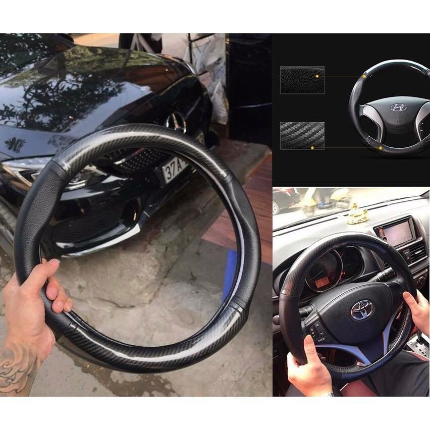Bọc Vô Lăng Vân Carbon Dành cho Xe Nissan