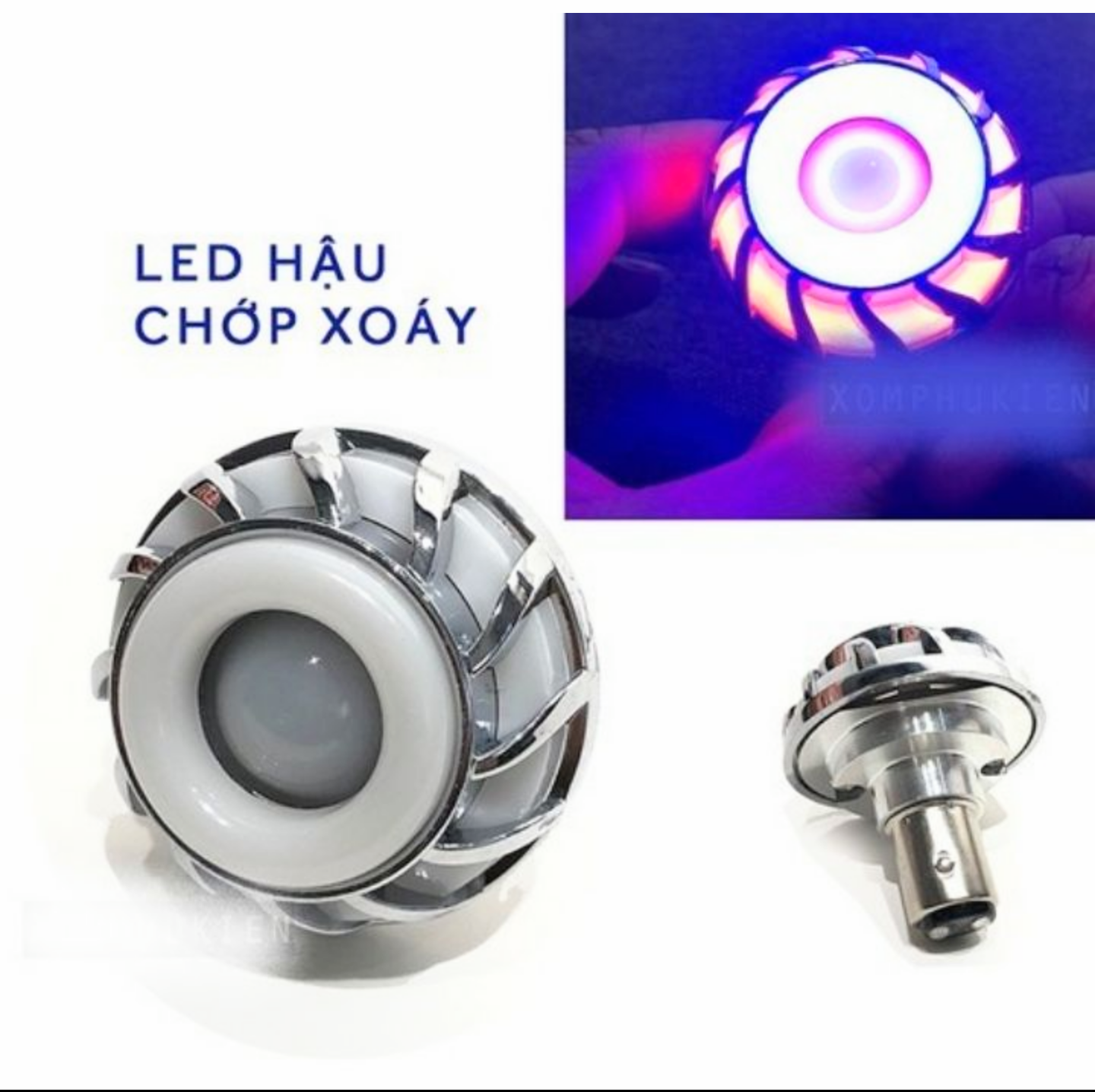 CỰC ĐẸP VỚI BÓNG ĐÈN STOP HẬU XE MÁY ÔTÔ NHẤP NHÁY HIỆU ỨNG LỐC XOÁY MÀU CỰC ĐẸP LOẠI TỐT