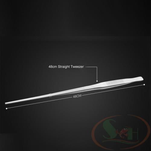 Nhíp inox DIY mũi thẳng, cong ghim trồng cây bể thủy sinh