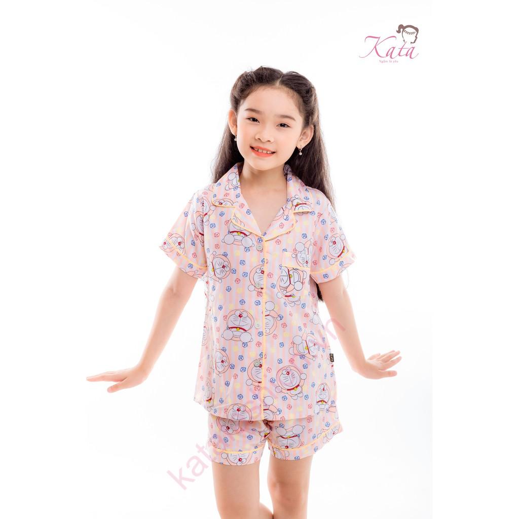 BỘ PIJAMA BÉ GÁI KATA BG-09, BỘ BÉ GÁI, CÓ ĐỦ SIZE MÀU