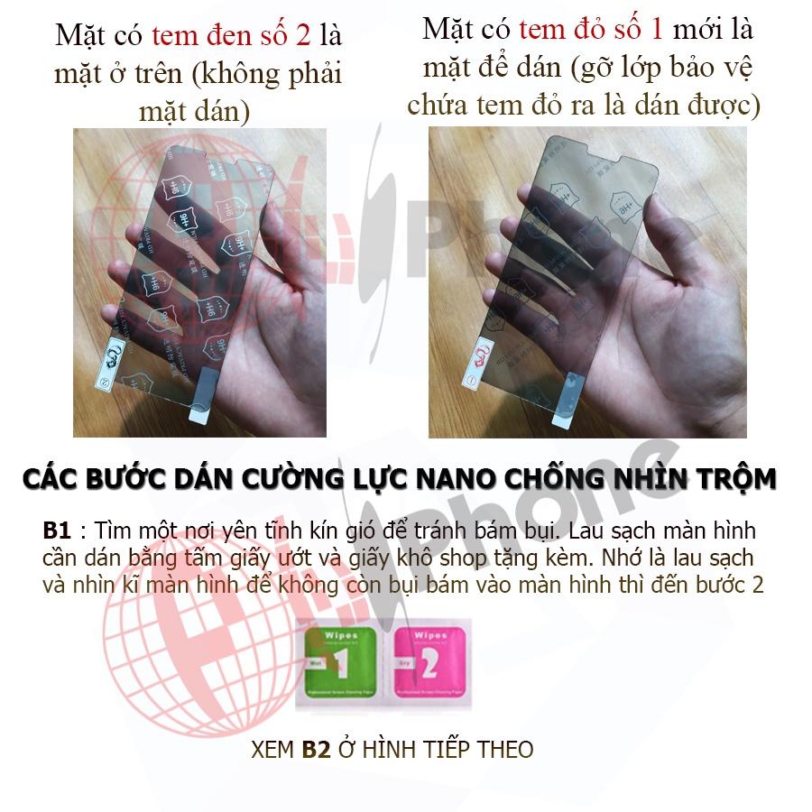 Dán chống nhìn trộm dành cho OPPO F9 - Dán cường lực dẻo nano 9H+