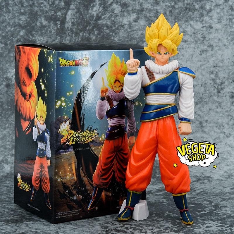 Mô hình Dragon Ball - Mô hình Songoku Son Goku Super Saiyan trang phục hành tinh Yardrats dịch chuyển tức thời - 22cm