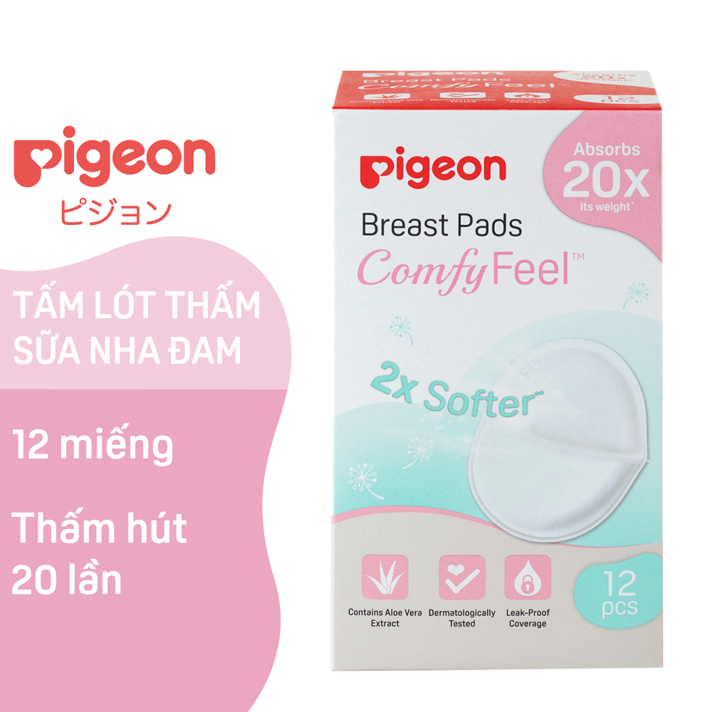 Tấm Lót Thấm Sữa Pigeon Nha Đam 12 Miếng/hộp