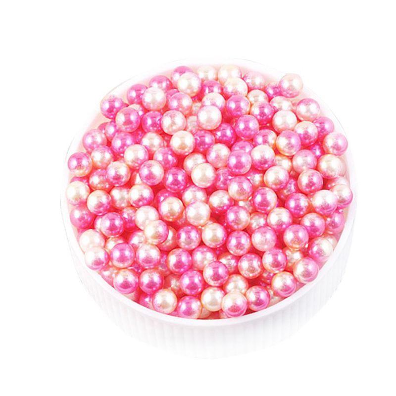 Hạt bẹt nhựa 6mm đa sắc không lỗ gói 0.5kg