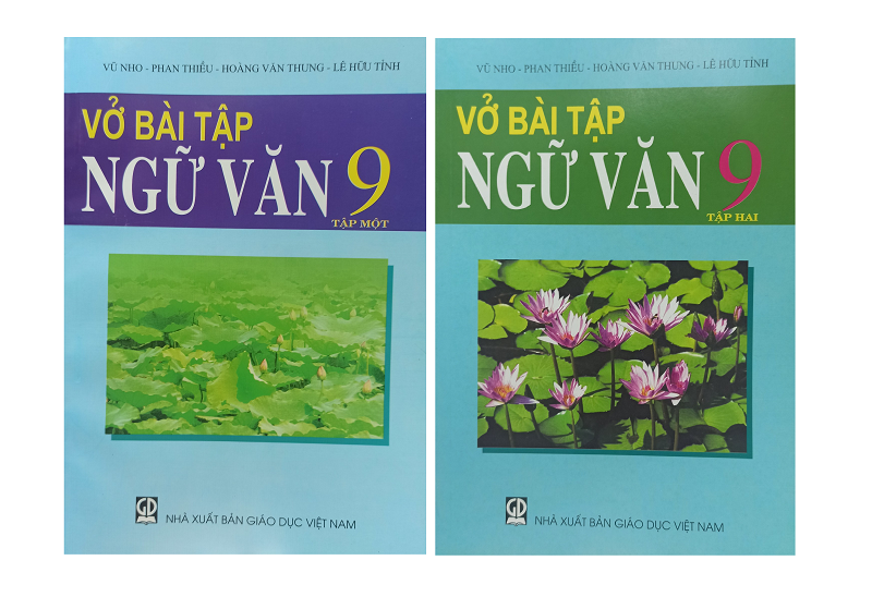 Combo 2 Cuốn Vở Bài Tập Ngữ Văn Lớp 9 Tập 1+2 (Vũ Nho)