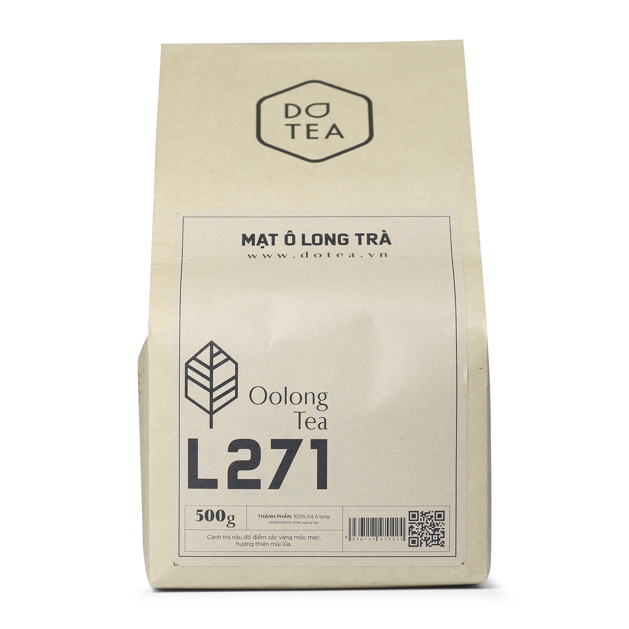 Mạt Ô Long Trà L271 Dotea 500g/ 100g Thơm Nồng Thiên Mùi Lửa Sắc Nước Vàng Trong