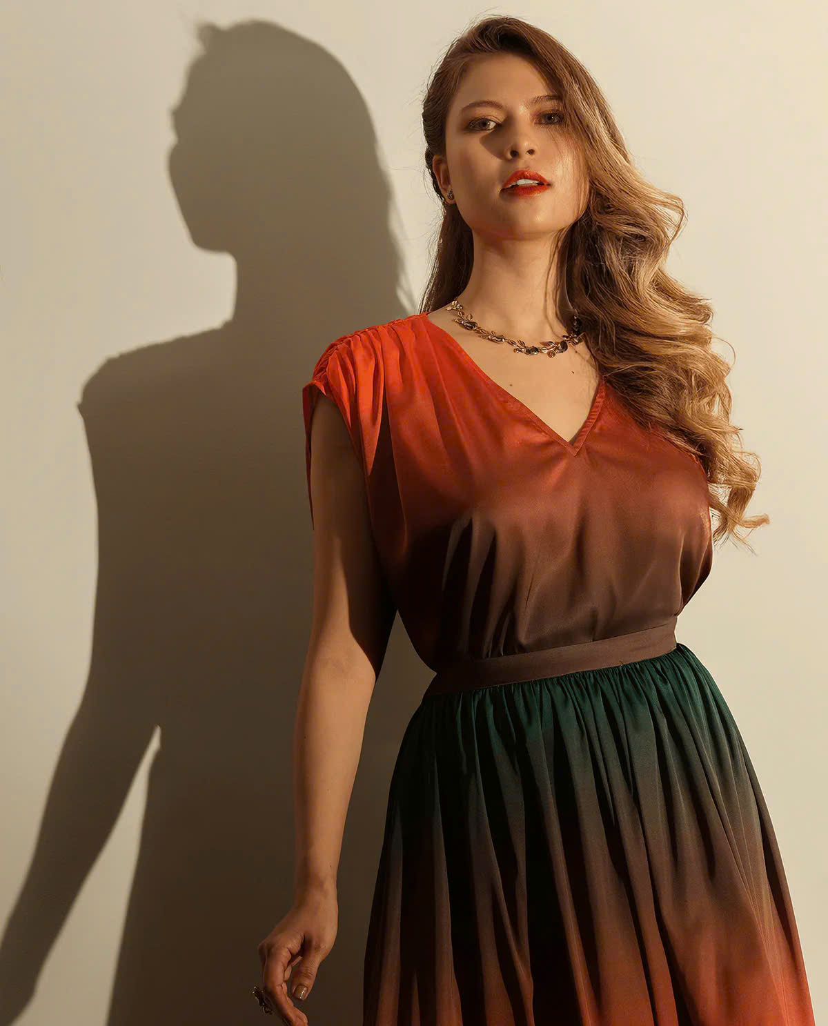 Áo Rộng Oversized Ombre Hoàng Hôn thời trang thiết kế Hity TOP185