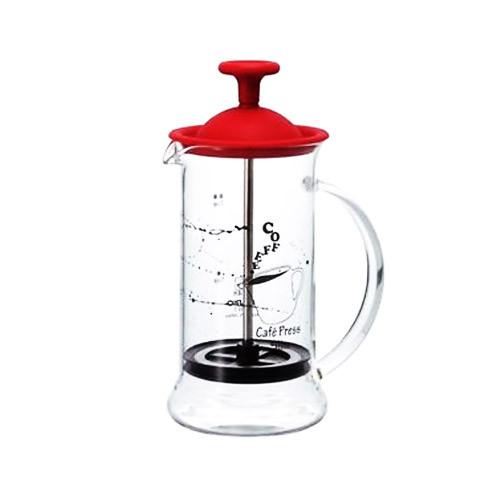 Bình French Press Hario nắp nhựa - Màu Đỏ - Mã CPSS-2-R