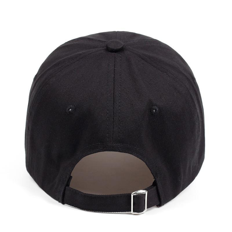 Mũ lưỡi trai màu trơn trang trí khoen tròn phong cách Hiphop