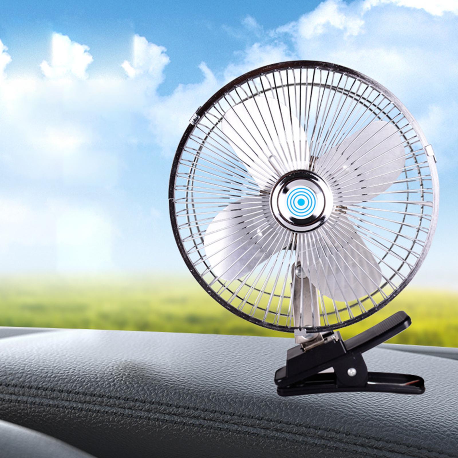 Car   Fan with  Adjustable Low Noise Strong  Desk Fan Summer Cooling Fan for Car Truck Vehicle