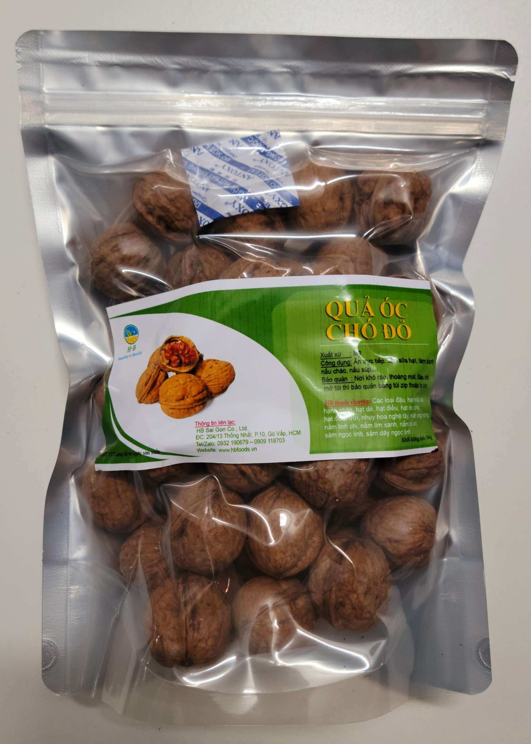 Quả Óc Chó đỏ Livermore - Nhập khẩu Mỹ, 500g