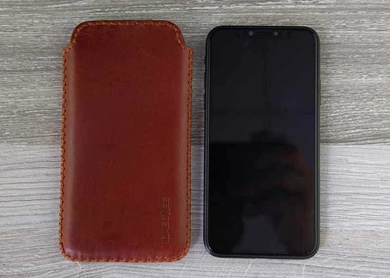 Bao Da Rút Dành Cho iPhone Xs Max Da Bò Sáp
