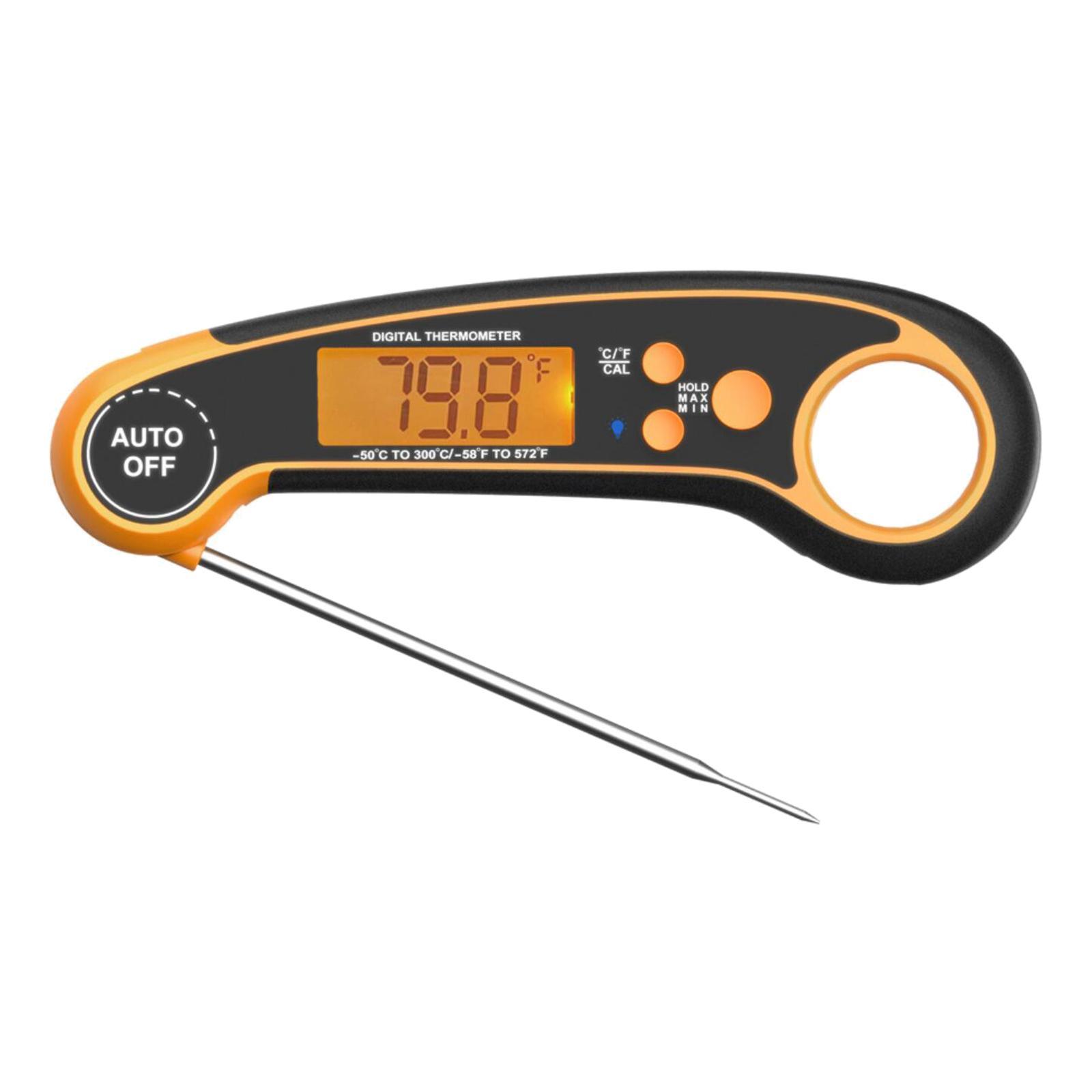 Waterproof Digital Instant Read Meat Thermometer & Folding Probe