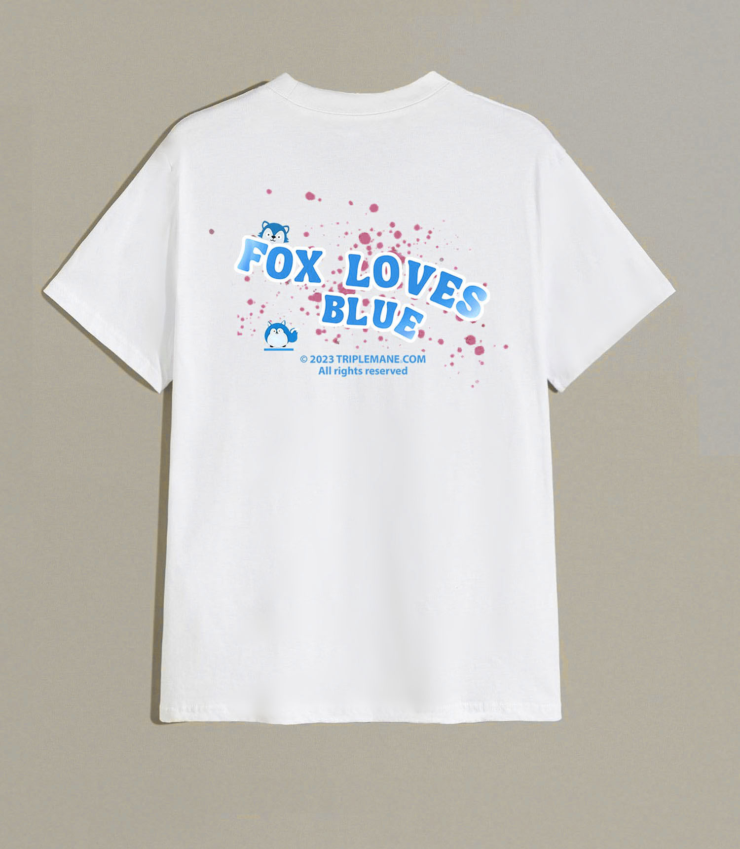 Áo Thun Local Brand Form Rộng Unisex NO3 Fox love / White- vải 100% Cotton Premium thoáng mát không bai xù, co giãn 2 chiều, định lượng lên đến 260gsm