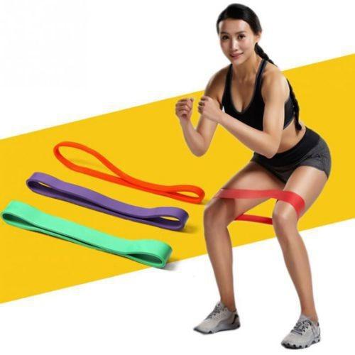 Dây Kháng Lực Cao Su tập squat tại nhà