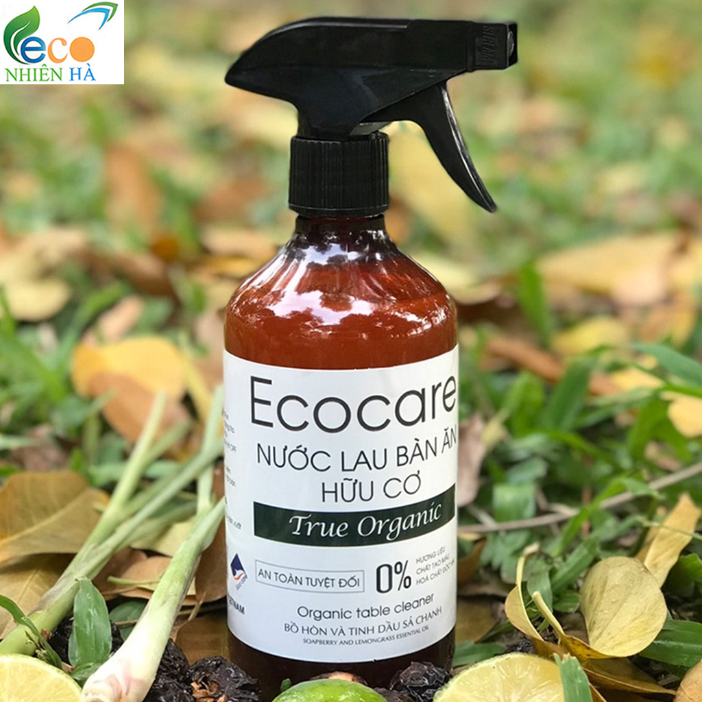 Nước lau kính ECOCARE 500ml tinh dầu thiên nhiên, lau bàn ăn, lau bếp, đuổi muỗi, khử mùi