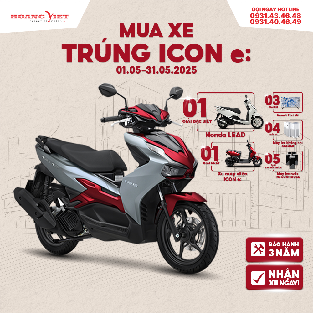 Xe máy Honda Air Blade 125cc 2025 - Phiên Bản Cao Cấp