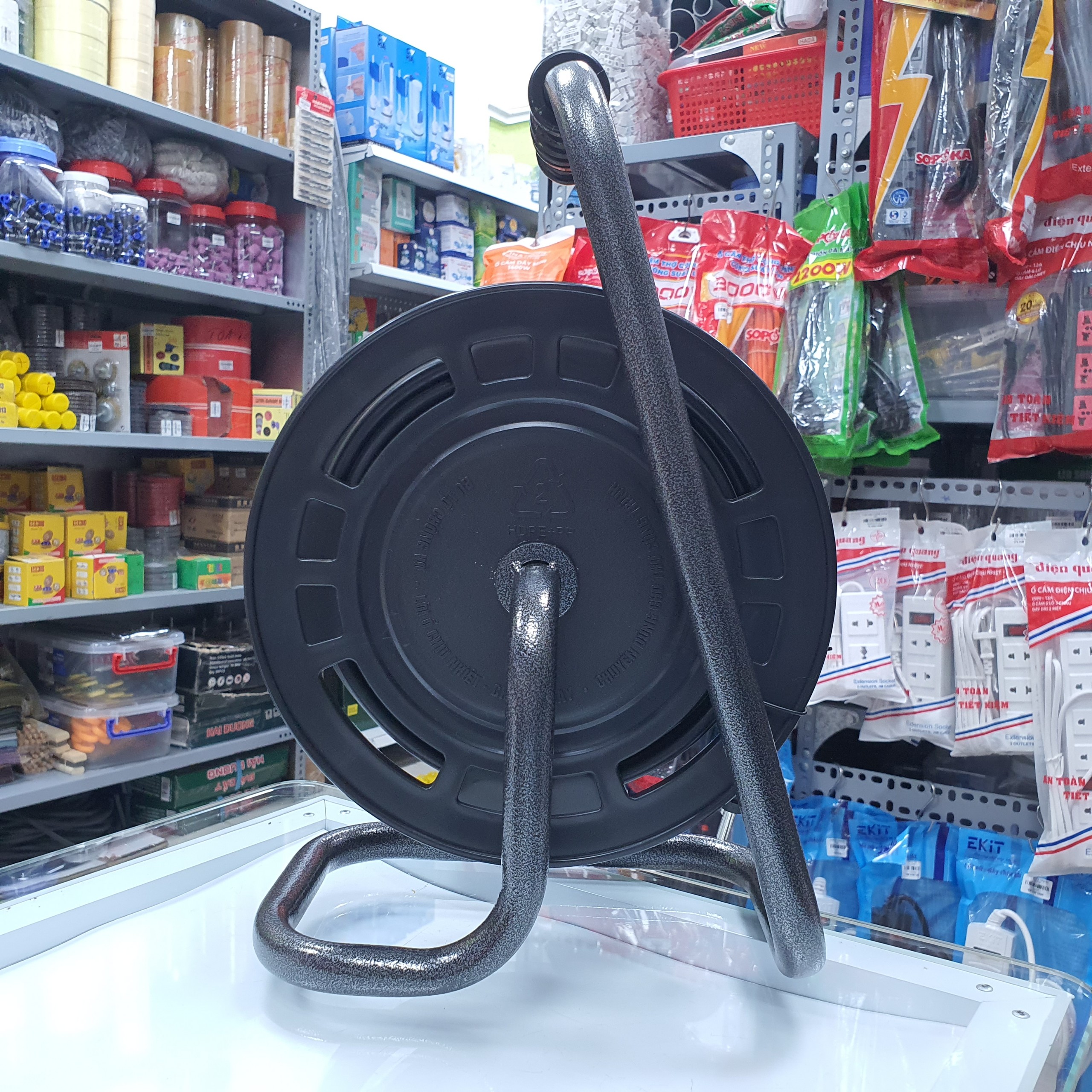 Ổ cắm điện Rulo quay công trường siêu chịu tải không dây RU3500W và có dây RU1916A Sopoka