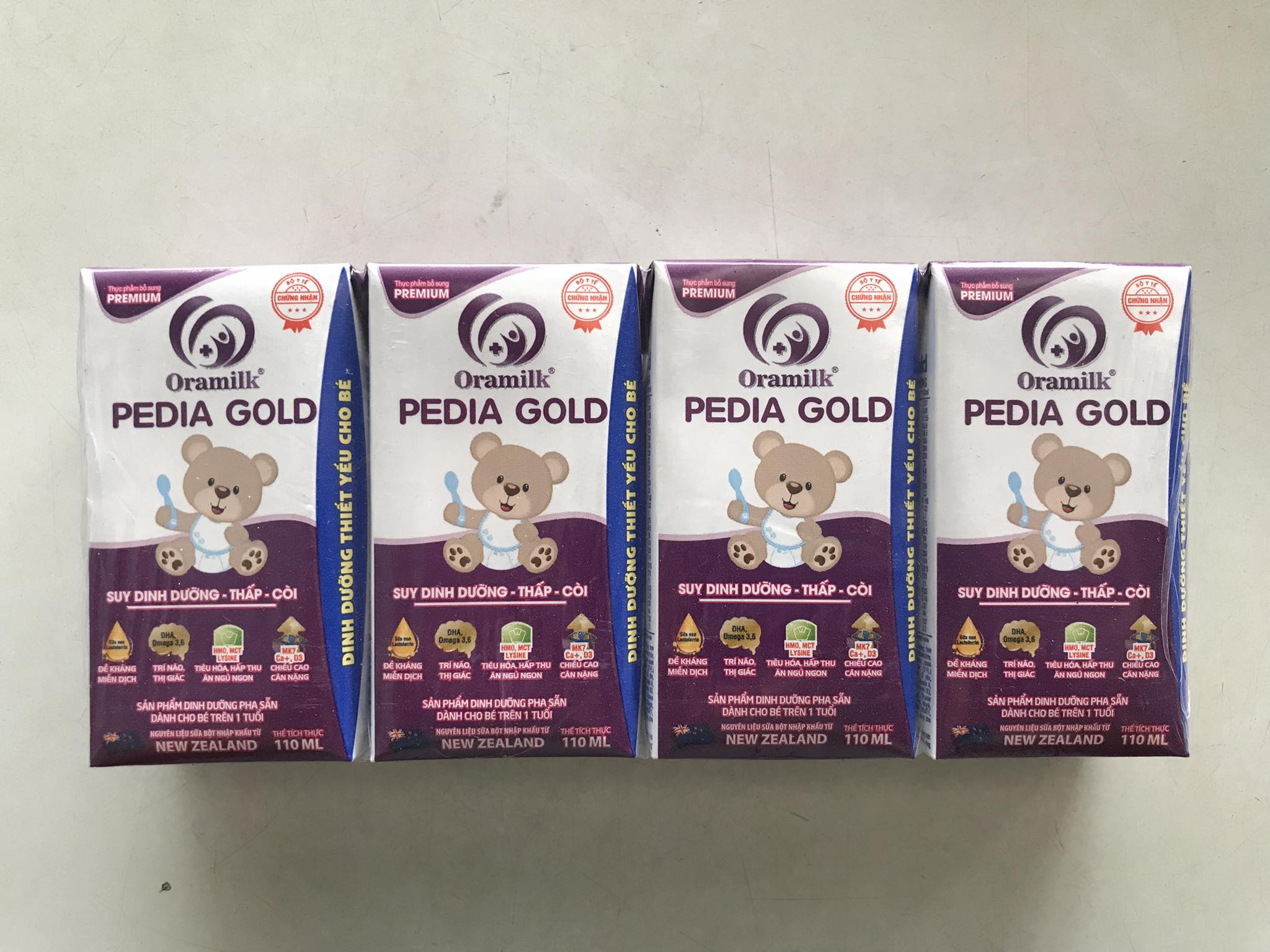 Combo 3 lốc sữa công thức pha sẵn dành cho bé Suy dinh dưỡng - thấp - còi loại 110ml