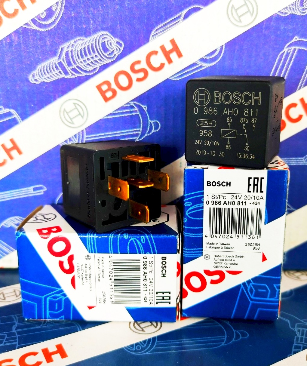 Rờ le Relay Bosch 5 Chân 24V 20A - Dành Cho Xe Tải