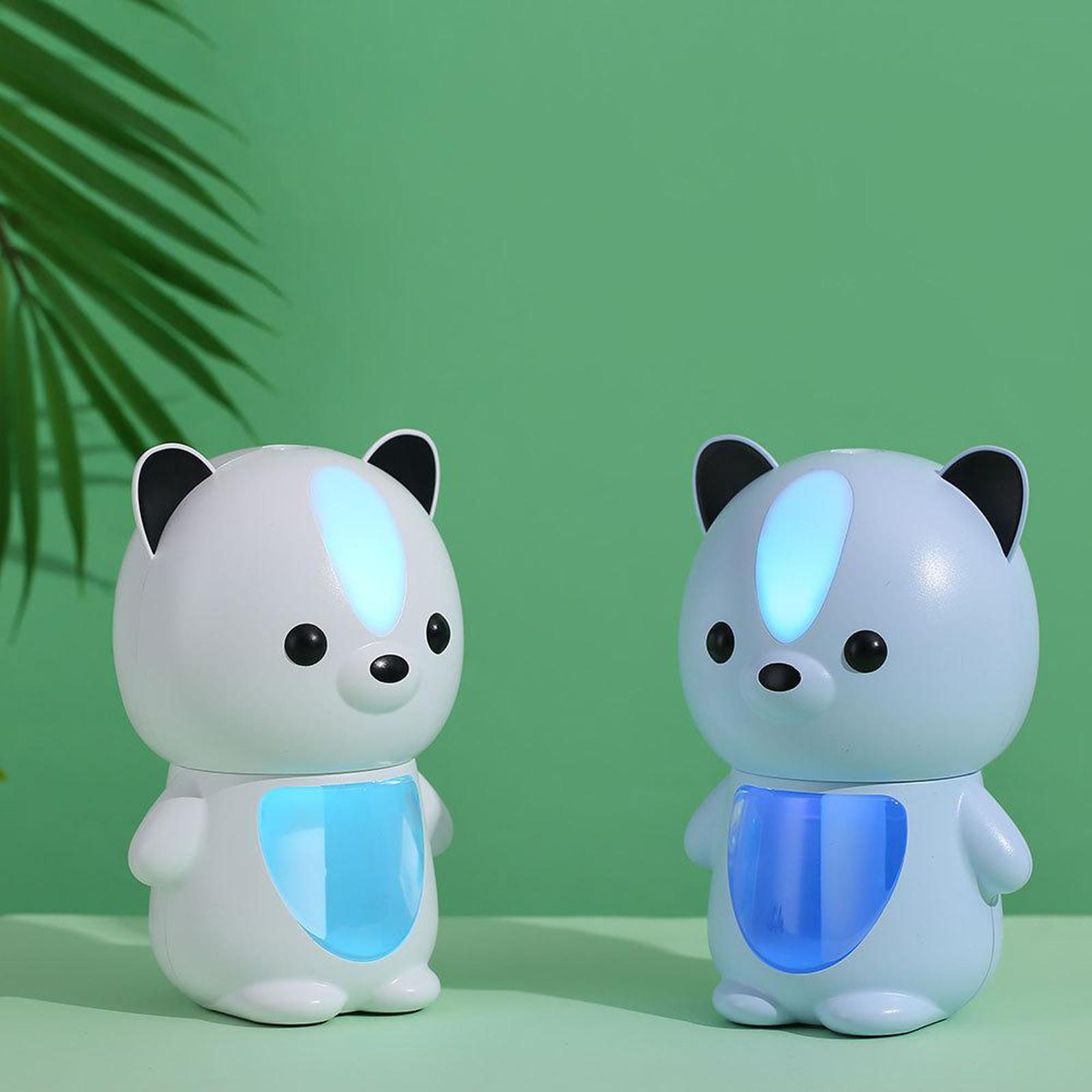 Portable USB Cool Mist Humidifier, 200ML Mini Bedroom Humidifier with Night Light, Desktop Small Humidifier Suitable for Kids, Office, Bedrooms, Dorms