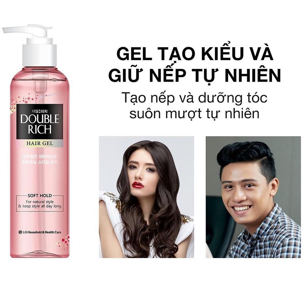 Gel tạo kiểu Double Rich Hair giữ nếp uốn tóc 250ml