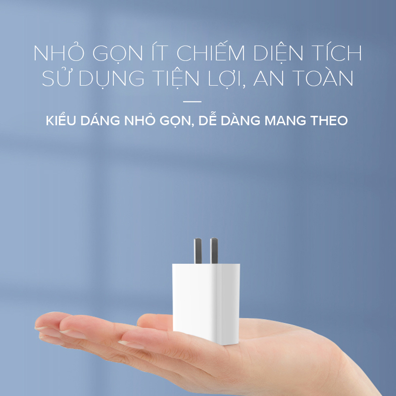 Củ sạc nhanh GONGNIU 18W GNV-AUB181 nhỏ gọn tiện lợi thích hơp nhiều dòng điện thoại