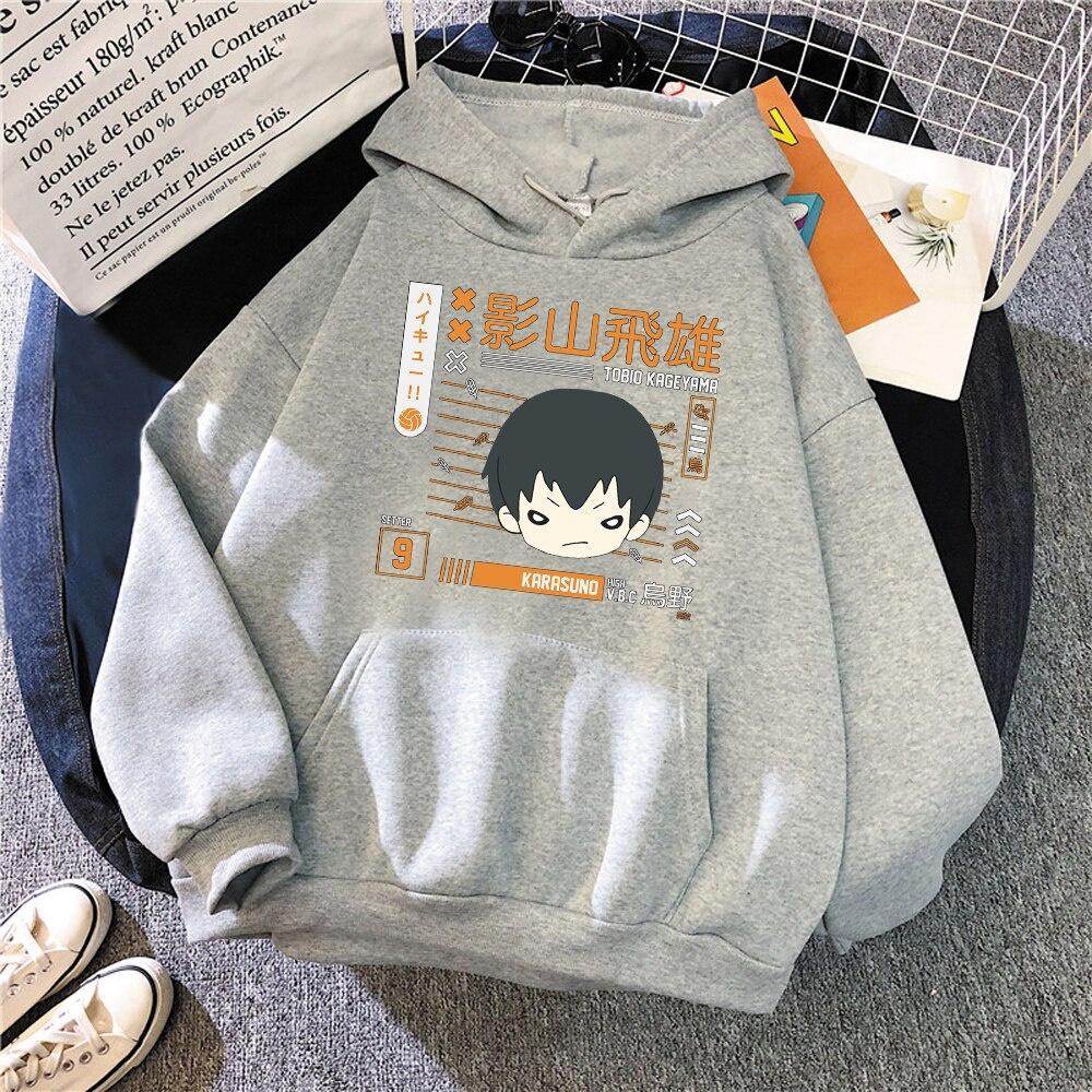 Áo Hoodie Dáng Rộng In Họa Tiết Anime Dễ Thương Thời Trang Unisex