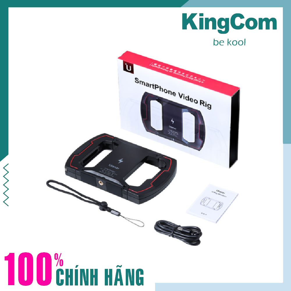 ULANZI U-RIG Wireless, Khung Tay Cầm Quay Phim Đa Năng Tích Hợp Sạc Không Dây 15W - Hàng Chính Hãng