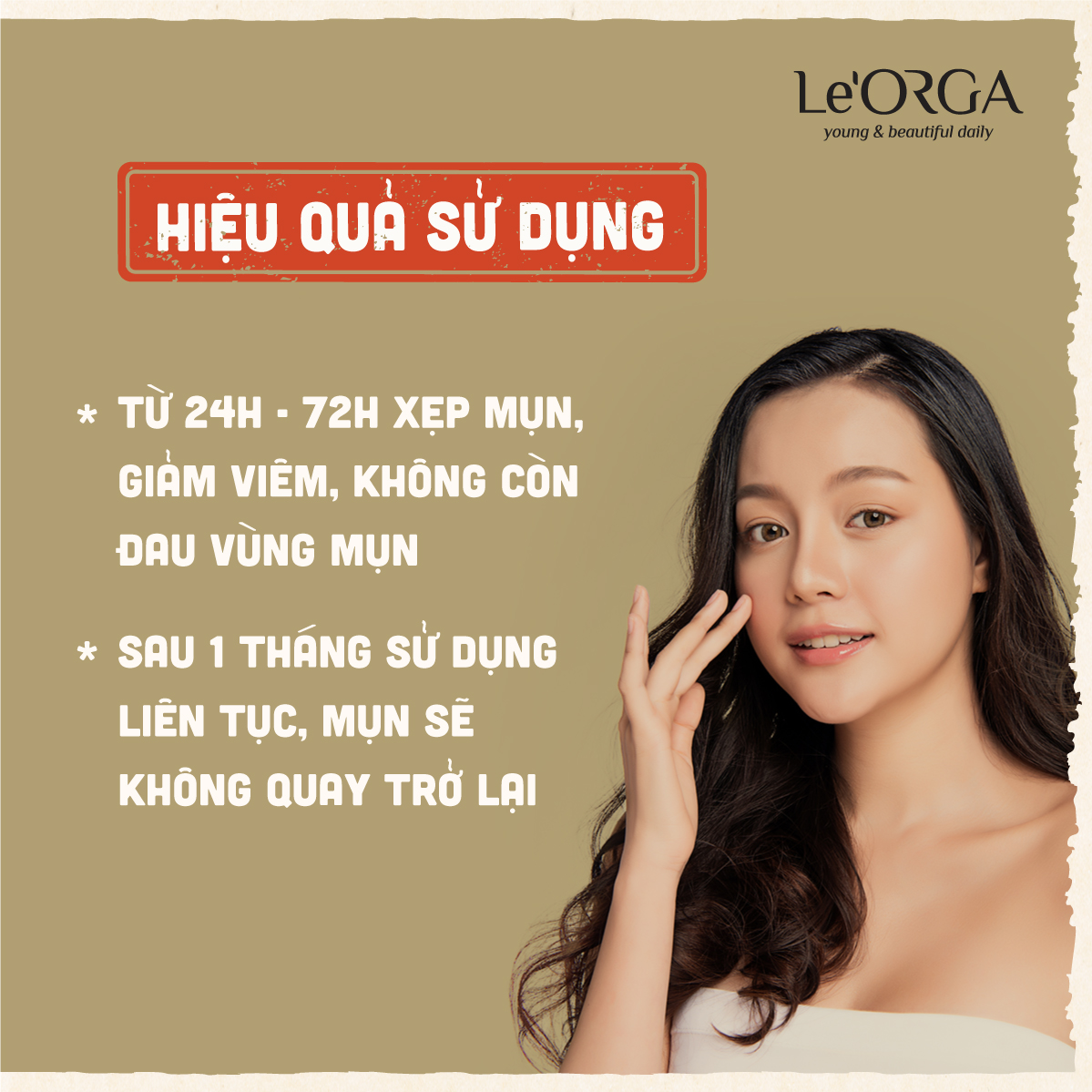 Serum Làm Giảm và Ngăn Ngừa Mụn - Le’Orga ACNE24h